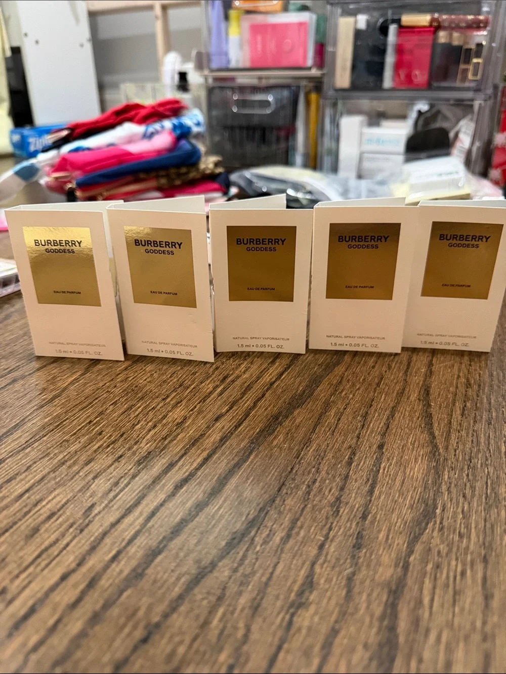 Burberry Goddess set of 5 samples